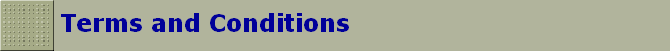 Terms and Conditions